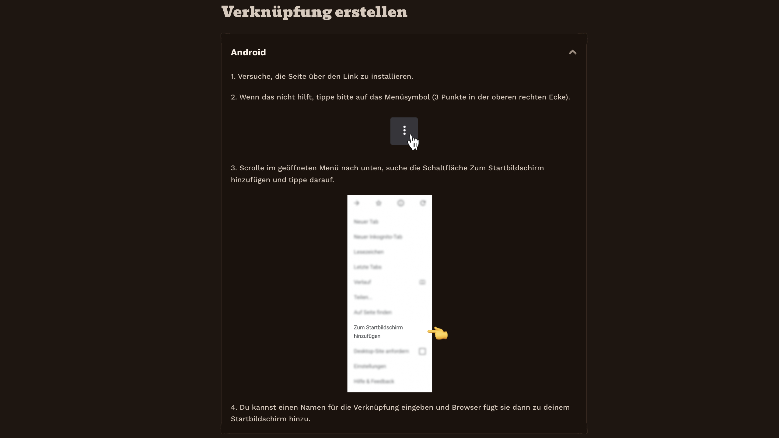 Chicken Plinko als PWA auf Android installieren: Casino-Seite in Chrome über das Menü „Zum Startbildschirm hinzufügen“